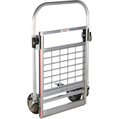 Four Wheel Folding Platform Truck, Aluminum, 750 lbs., 31" L x 23-1/4" W, 39" High Ontario Packaging