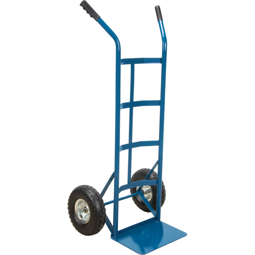All-Welded Hand Truck, Dual Handle, Steel, 46" Height, 600 lbs. Capacity Ontario Packaging