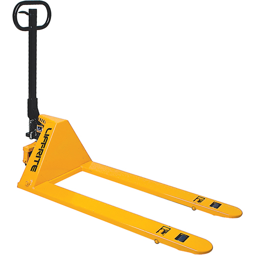 Low Profile Hydraulic Pallet Trucks, 48" L x 20.5" W, 5000 lbs. Cap. Ontario Packaging