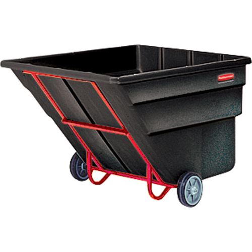 Chariot basculeur en acier, Poly&eacute;thyl&egrave;ne, 2 vg³, Capacit&eacute; de charge de 2300 lb Ontario Packaging