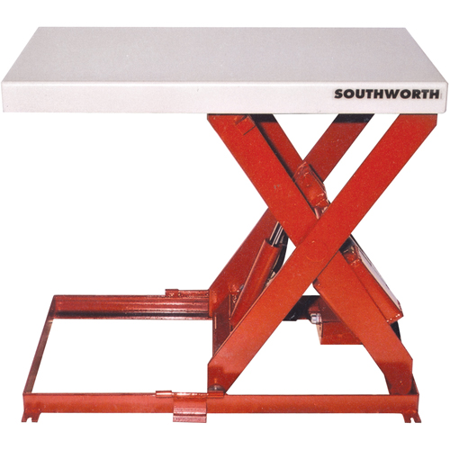 Table &eacute;l&eacute;vatrice &agrave; ciseaux, Acier, 36" lo x 20" la, Capacit&eacute; 550 lb Ontario Packaging