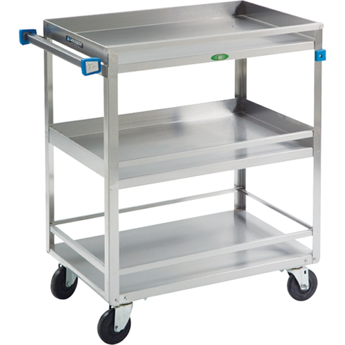 Chariots avec barres de retenue, 3 Tiers, 19" la x 34-3/4" h x 31" p, Capacit&eacute; 500 lb Ontario Packaging