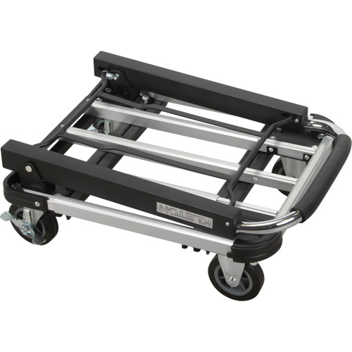 Foldable Platform Trucks, Aluminum, 300 lbs., 28" L x 16" W, 32" High Ontario Packaging