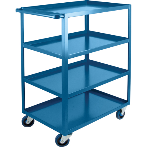 Chariots &agrave; tablettes robustes, 4 Tiers, 24" la x 48" h x 51" p, Capacit&eacute; 1200 lb Ontario Packaging
