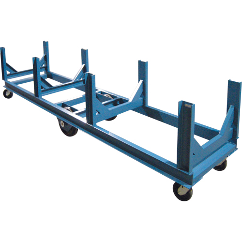 Bar Cradle Truck, 96" L x 28" W x 29" H, 5000 lbs. Capacity, Phenolic Wheels Ontario Packaging