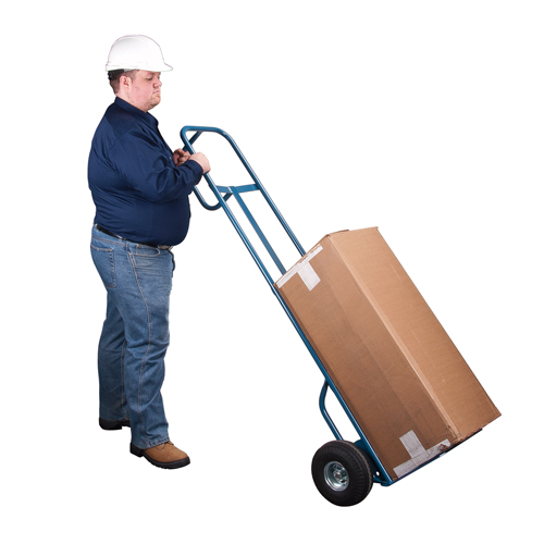 Deluxe Hi-Boy Hand Truck, P-Handle Handle, Steel, 72" Height, 700 lbs. Capacity Ontario Packaging