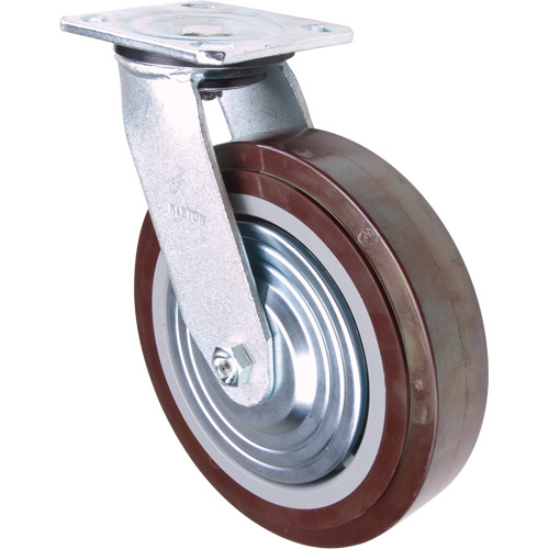 Caster, Swivel, 8" (203.2 mm), Polyurethane, 1000 lbs. (453.6 kg.) Ontario Packaging