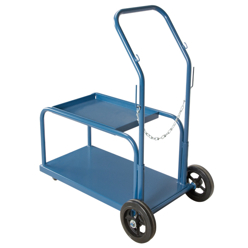 Mini-MIG Welding Cart, Rubber Wheels, 18" W x 36" L Base, 1000 lbs. Ontario Packaging