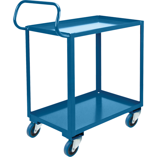 Ergonomic Shelf Truck, 800 lbs. Capacity, Steel, 20" W x 37" H x 32" D, Lip Up Ontario Packaging