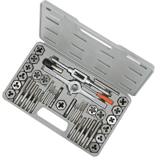TD40H SAE HSS Tap & Alloy Die Set, 40 Pieces Ontario Packaging