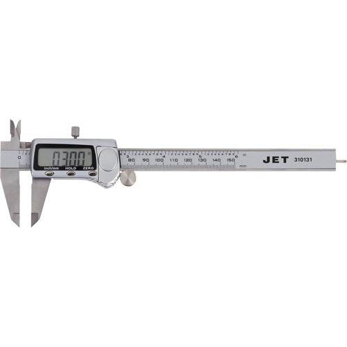 JEDC-6 Premium Digital Caliper, 0" - 6" (0 mm - 150 mm) Range Ontario Packaging