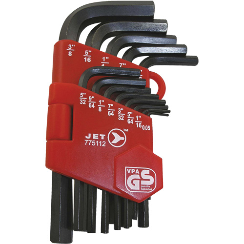 JHK-13 Short Arm Hex Key Set, 13 Pcs., Imperial Ontario Packaging