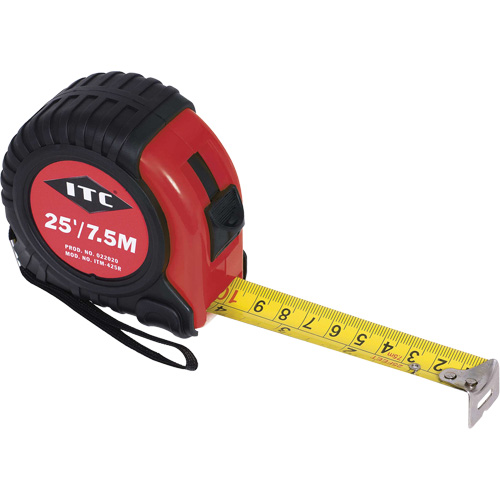 ITM-425R Ruban &agrave; mesurer, 1" x 25' Ontario Packaging