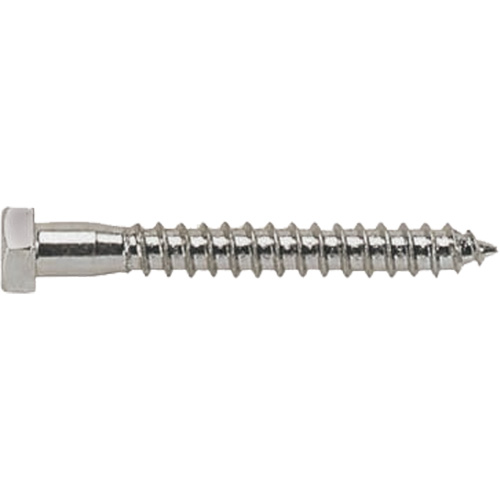 Lag Bolt, 5/16" x 4" L, Zinc Plated Ontario Packaging