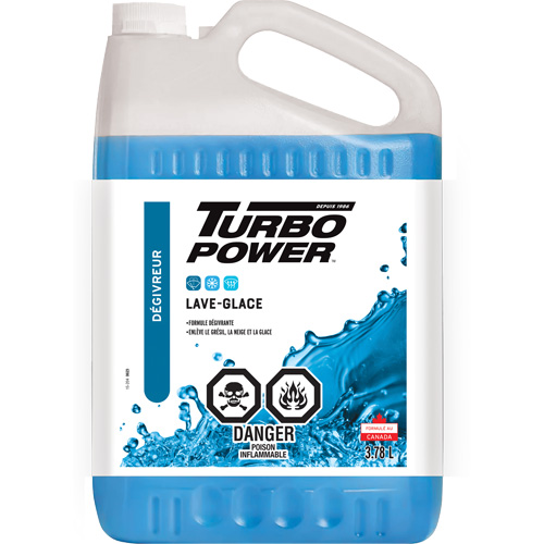 Liquide lave-glace toutes saisons Turbo Power, Cruche, 3,78 L Ontario Packaging