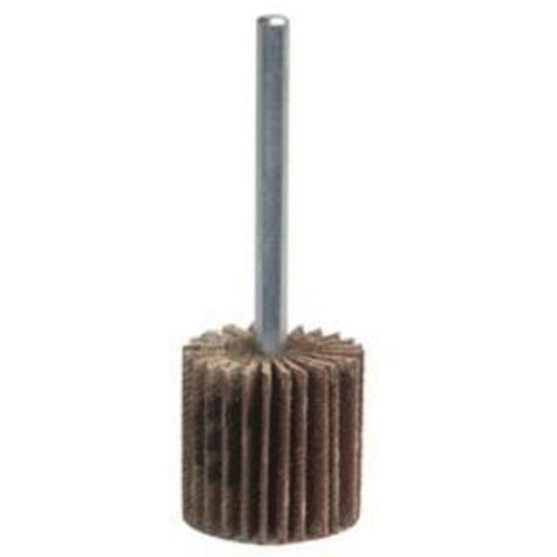 Grind-O-Flex Mini Mounted Flap Wheel, Aluminum Oxide, 240 Grit, 2" x 1" x 1/4" Ontario Packaging