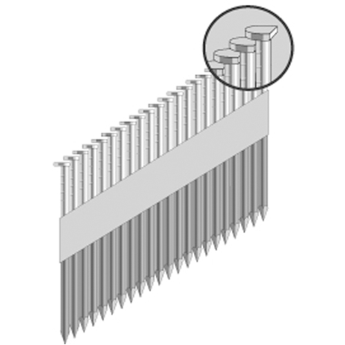 Clous en b&acirc;tonnets 34°, liant de papier Ontario Packaging