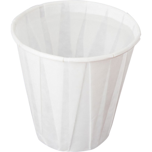 Pleated Cup, Paper, 5 oz., White Ontario Packaging