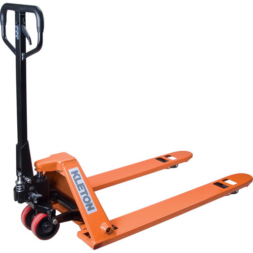 Low Profile Hydraulic Pallet Trucks, 48" L x 27" W, 3300 lbs. Cap. Ontario Packaging