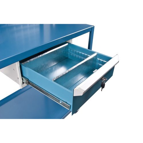 Mobile Service Cart, 2 Tiers, 24" W x 57" H x 40" D, 1200 lbs. Capacity Ontario Packaging