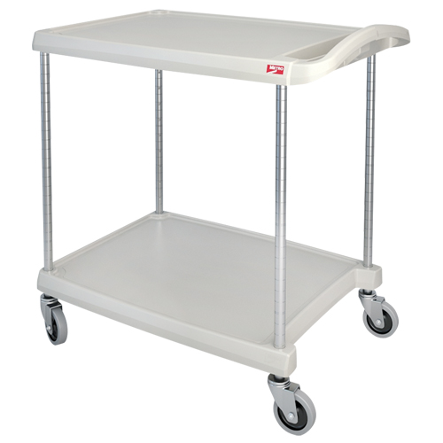 myCart Utility Cart, 2 Tiers, 20" x 35-1/2" x 30", 300 lbs. Capacity Ontario Packaging