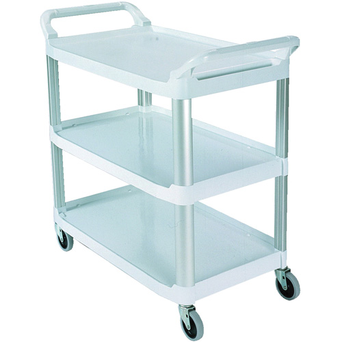 Open-Sided Shelf Cart, 3 Tiers, 40" x 37" x 20", 300 lbs. Capacity Ontario Packaging