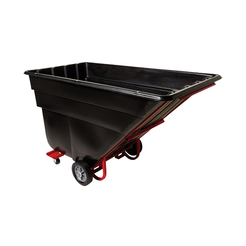 Tilt Truck, Polyethylene, 1-1/2 cu. yd., 1200 lbs. Load Capacity Ontario Packaging