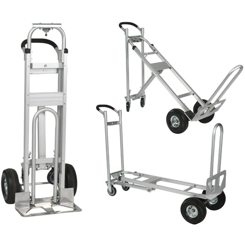 Diables &agrave; 3 positions Spartan III, Aluminium, Capacit&eacute; 750 lb Ontario Packaging