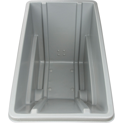 Chariot basculeur en acier, Poly&eacute;thyl&egrave;ne, 0,625 vg³, Capacit&eacute; de charge de 500 lb Ontario Packaging