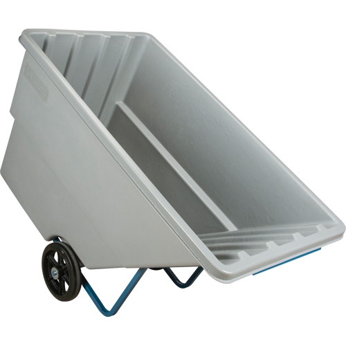 Chariot basculeur en acier, Poly&eacute;thyl&egrave;ne, 1,1 vg³, Capacit&eacute; de charge de 1250 lb Ontario Packaging