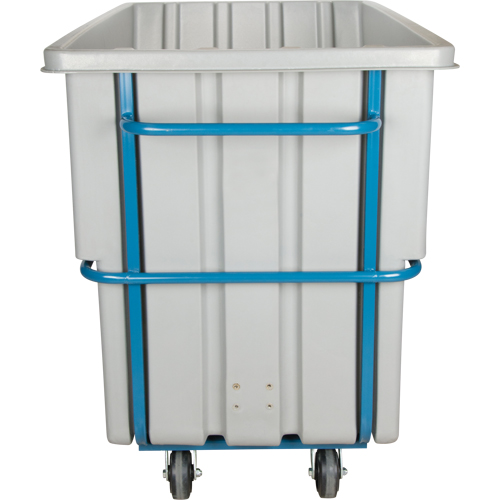 Chariot basculeur en acier, Poly&eacute;thyl&egrave;ne, 1,1 vg³, Capacit&eacute; de charge de 2000 lb Ontario Packaging