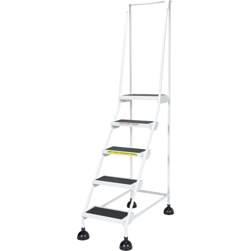 &eacute;chelles Stop-Step pour travaux l&eacute;gers, 5 marches, Largeur de la marche 16", Hauteur de la plateforme 47-11/16", Acier Ontario Packaging