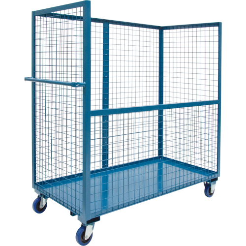 Wire Mesh Stock Truck, Steel, 24" x 55" x 60", 1200 lbs. Capacity Ontario Packaging