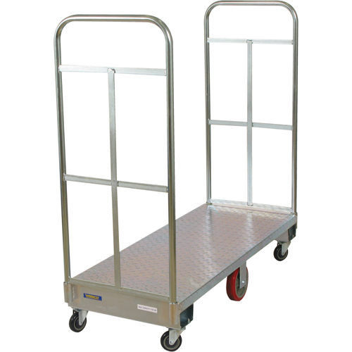 Chariot &agrave; plateforme U-Boat, 60" lo x 24" la x Capacit&eacute; 1750 lb, Roues en Polyur&eacute;thane Ontario Packaging