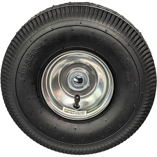 Replacement Pneumatic Tire for Hand Truck, 10" (254 mm), 350 lbs. Capacity Ontario Packaging