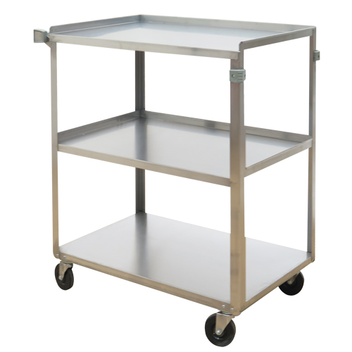 Shelf Carts, 3 Tiers, 17-5/8" W x 33" H x 27-1/8" D, 300 lbs. Capacity Ontario Packaging