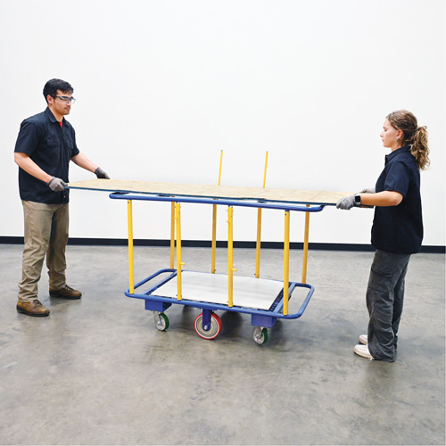 Chariot horizontal pour panneaux, 63-7/16" x 28-1/2" x 40-15/16", Capacit&eacute; 2000 lb Ontario Packaging