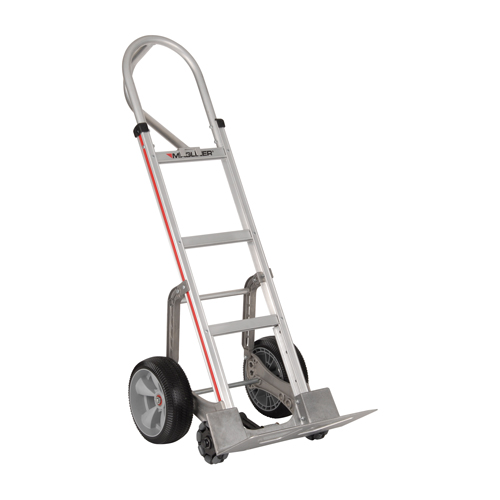 Self-Stabilizing Hand Truck, P-Handle Handle, Aluminum, 55'' Height, 500 lbs. Capacity Ontario Packaging