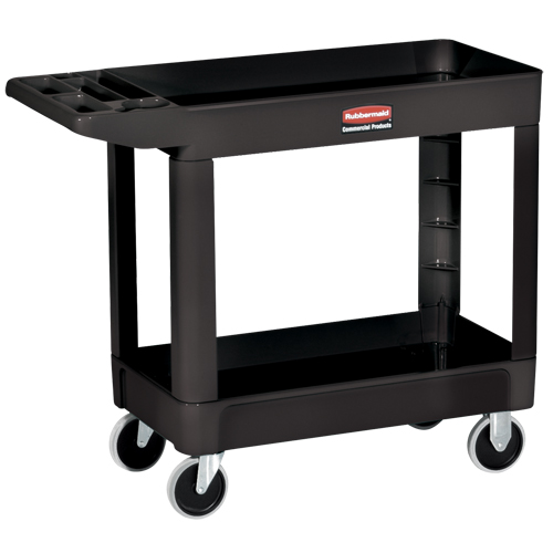 Heavy-Duty Utility Cart - 4500-89, 2 Tiers, 18" x 33-1/4" x 39", 500 lbs. Capacity Ontario Packaging