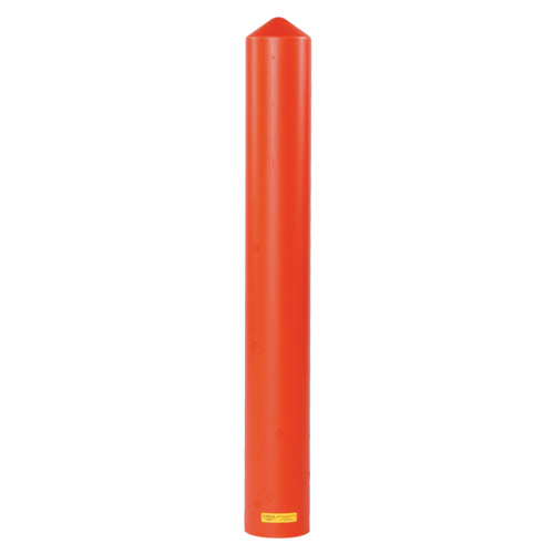 Smooth Bollard Cover, 8" Dia. x 56" L, Red Ontario Packaging
