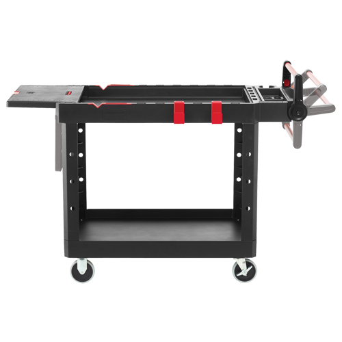 Chariot utilitaire robuste et polyvalent, 2 tiers, 25-1/5" x 36" x 51-1/2", Capacit&eacute; 500 lb Ontario Packaging