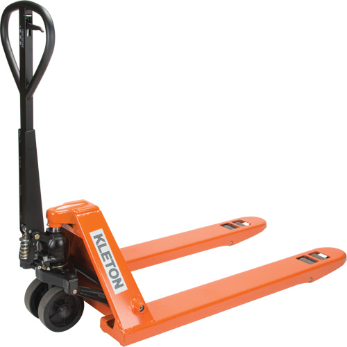 Super Heavy-Duty Manual Pallet Truck, Steel, 48" L x 27" W, 11000 lbs. Capacity Ontario Packaging
