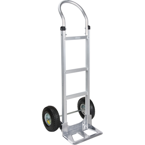 Knocked Down Hand Truck, Continuous Handle, Aluminum, 49-5/8" Height, 500 lbs. Capacity Ontario Packaging