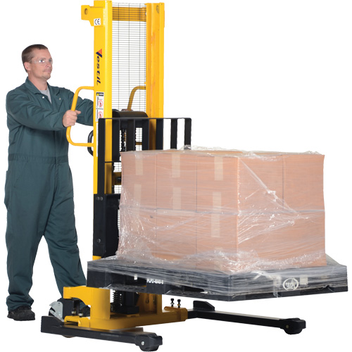 Gerbeur hydraulique manuel, Fonctionnement Pompe manuelle, Capacit&eacute; 2000 lb, Lev&eacute;e max 35" Ontario Packaging