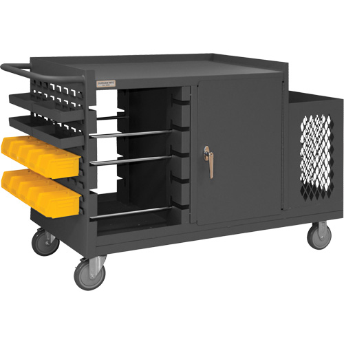 Chariot pour bobines de fil et de maintenance, Acier, 5 Montants, 54-1/16" la x 35" h x 24" p, Capacit&eacute; de 1200 lb Ontario Packaging