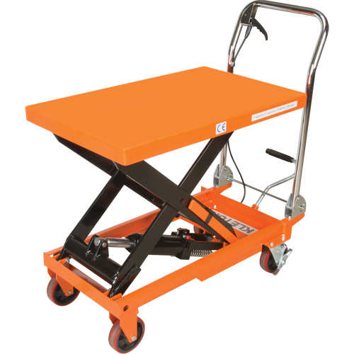 Hydraulic Scissor Lift Table, 32" L x 19-3/4" W, Steel, 1100 lbs. Capacity Ontario Packaging