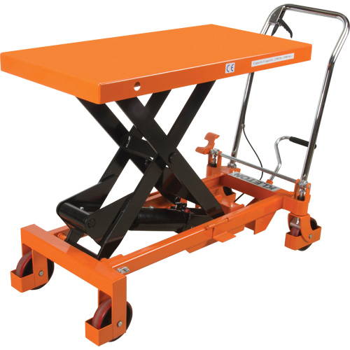 Hydraulic Scissor Lift Table, 40" L x 20 " W, Steel, 2200 lbs. Capacity Ontario Packaging