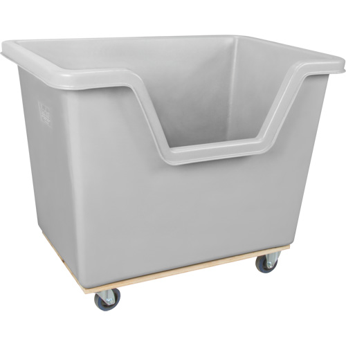 Chariot-caisse &agrave; c&ocirc;t&eacute; ouvert, Poly&eacute;thyl&egrave;ne, 45-3/4" lo x 31-1/4" la x 37-3/4" h, Volume 22 pi³, Capacit&eacute; 1000 lb Ontario Packaging
