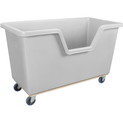 Chariot-caisse &agrave; c&ocirc;t&eacute; ouvert, Poly&eacute;thyl&egrave;ne, 63" lo x 34-1/4'' la x 38-1/2" h, Volume 24 pi³, Capacit&eacute; 1200 lb Ontario Packaging
