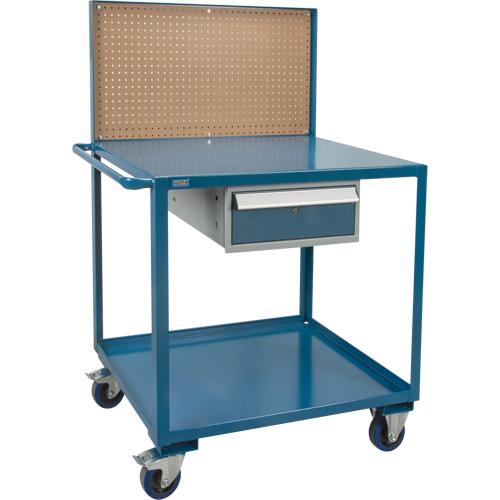 Chariot de service mobile, 2 Tiers, 24" la x 57" h x 40" p, Capacit&eacute; 1200 lb Ontario Packaging